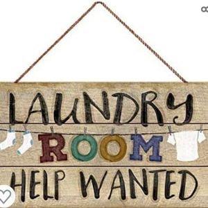 New Laundry room sign